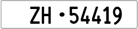 Truck License Plate
